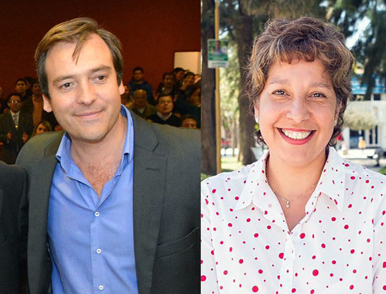 Favoritos: Martín Soria, intendente de General Roca, y Arabela Carreras, ministra de Turismo provincial.