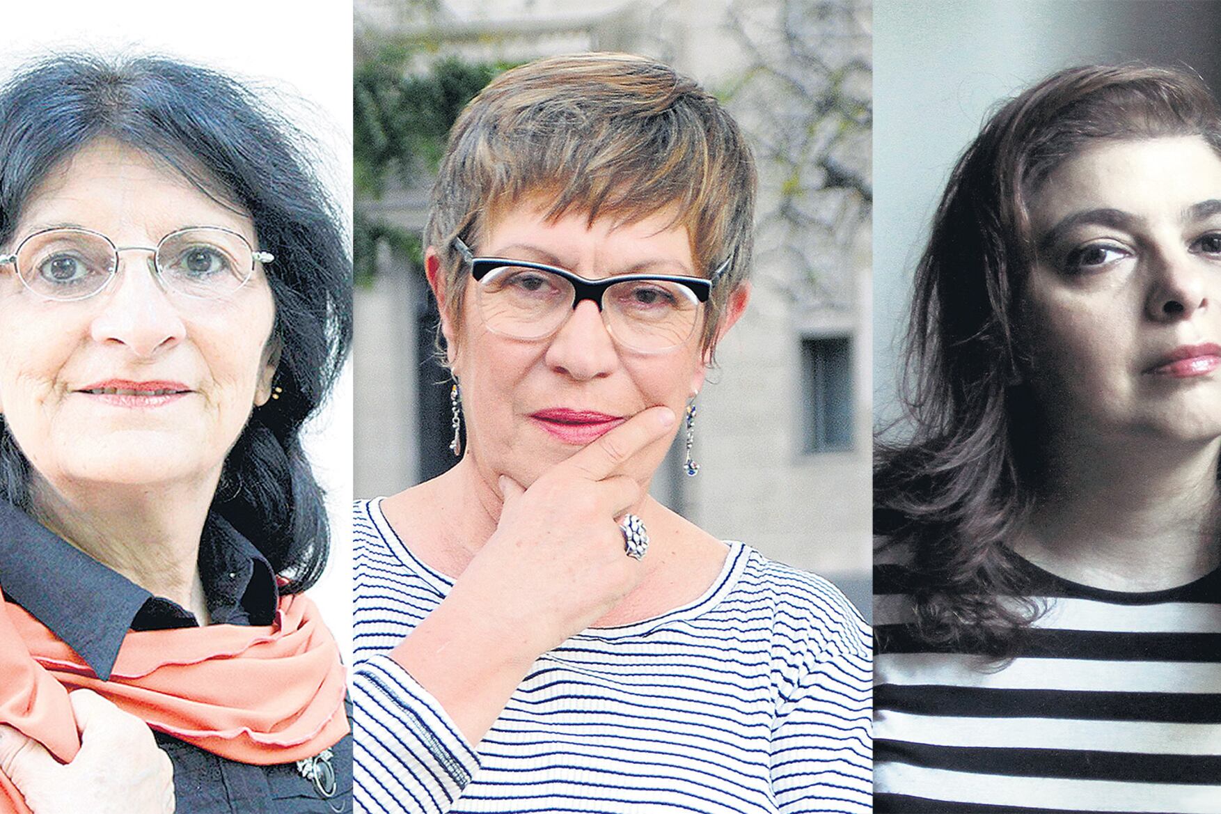 Tununa Mercado, María Teresa Andruetto y Mariana Enriquez, tres de las que participarán en los encuentros.