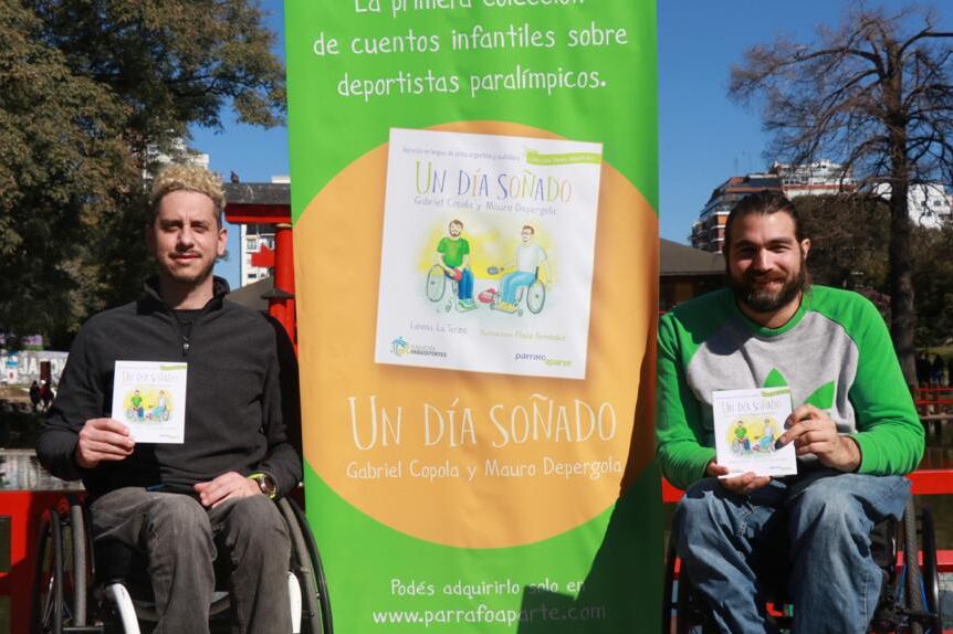 Gabriel Copola y Mauro Depergola, tenis de mesa.