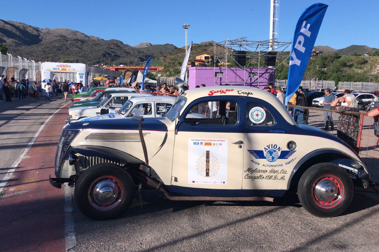 El paddock del Autódromo Internacional de Potrero de los Funes.