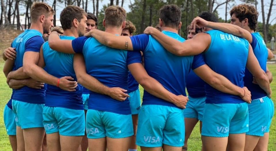 Ultima práctica de Los Pumas 7s en Pinamar.
