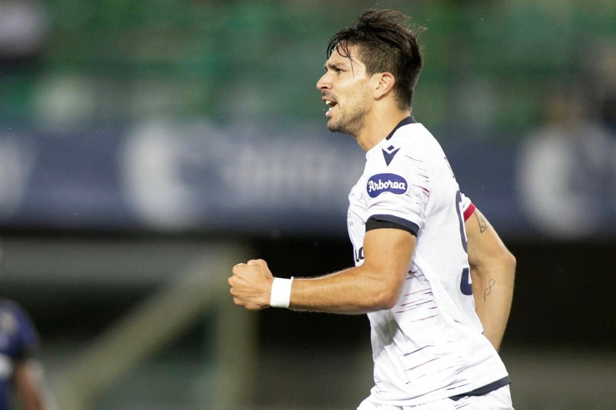 Simeone festeja el descuento. No alcanzó.