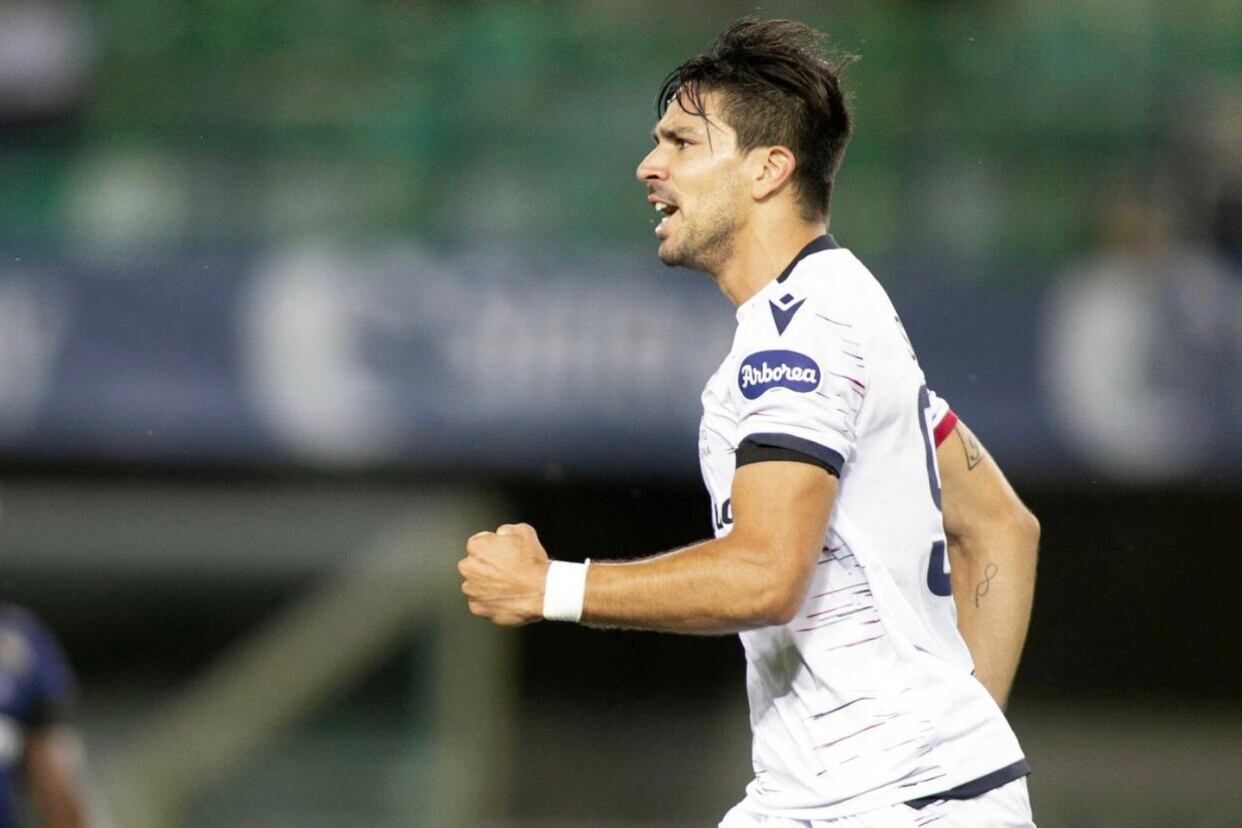 Simeone festeja el descuento. No alcanzó.