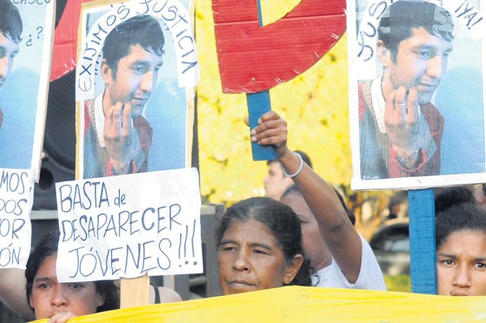 Familiares y amigos de Franco Casco vienen reclamando justicia y denunciando el entorpecimiento de la investigación.
