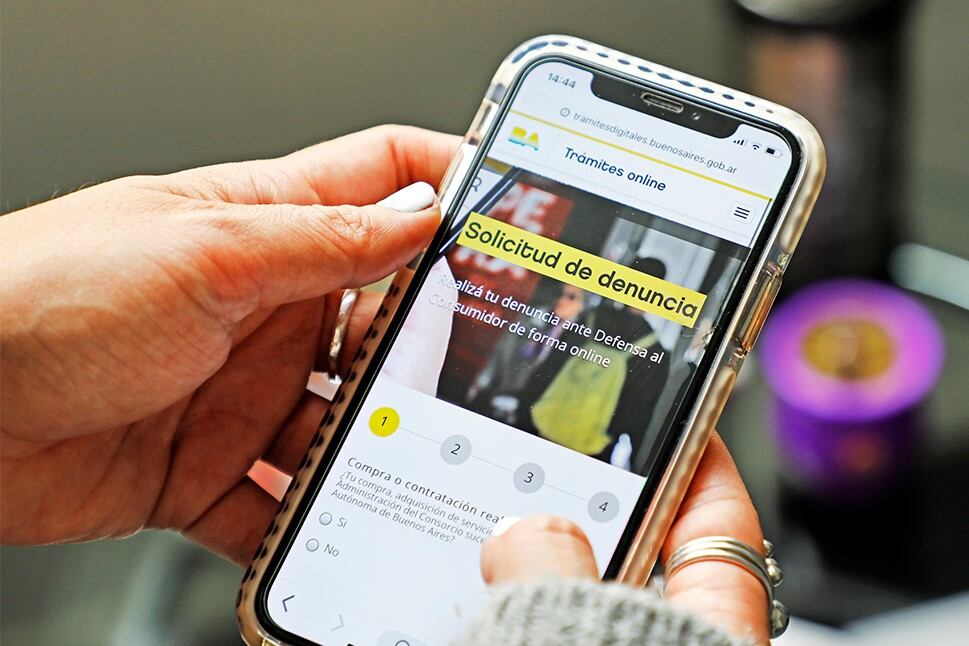 Cómo se hace una denuncia en Defensa al consumidor en CABA. Imagen: GCBA.