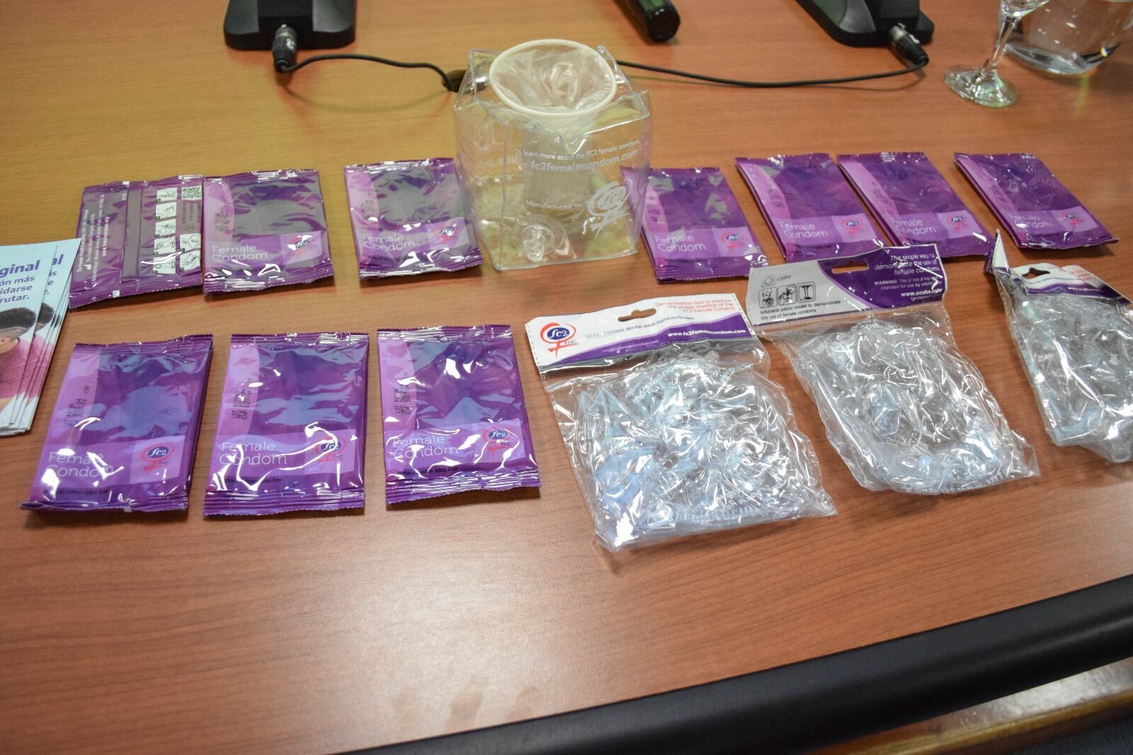 Preservativo vaginal.