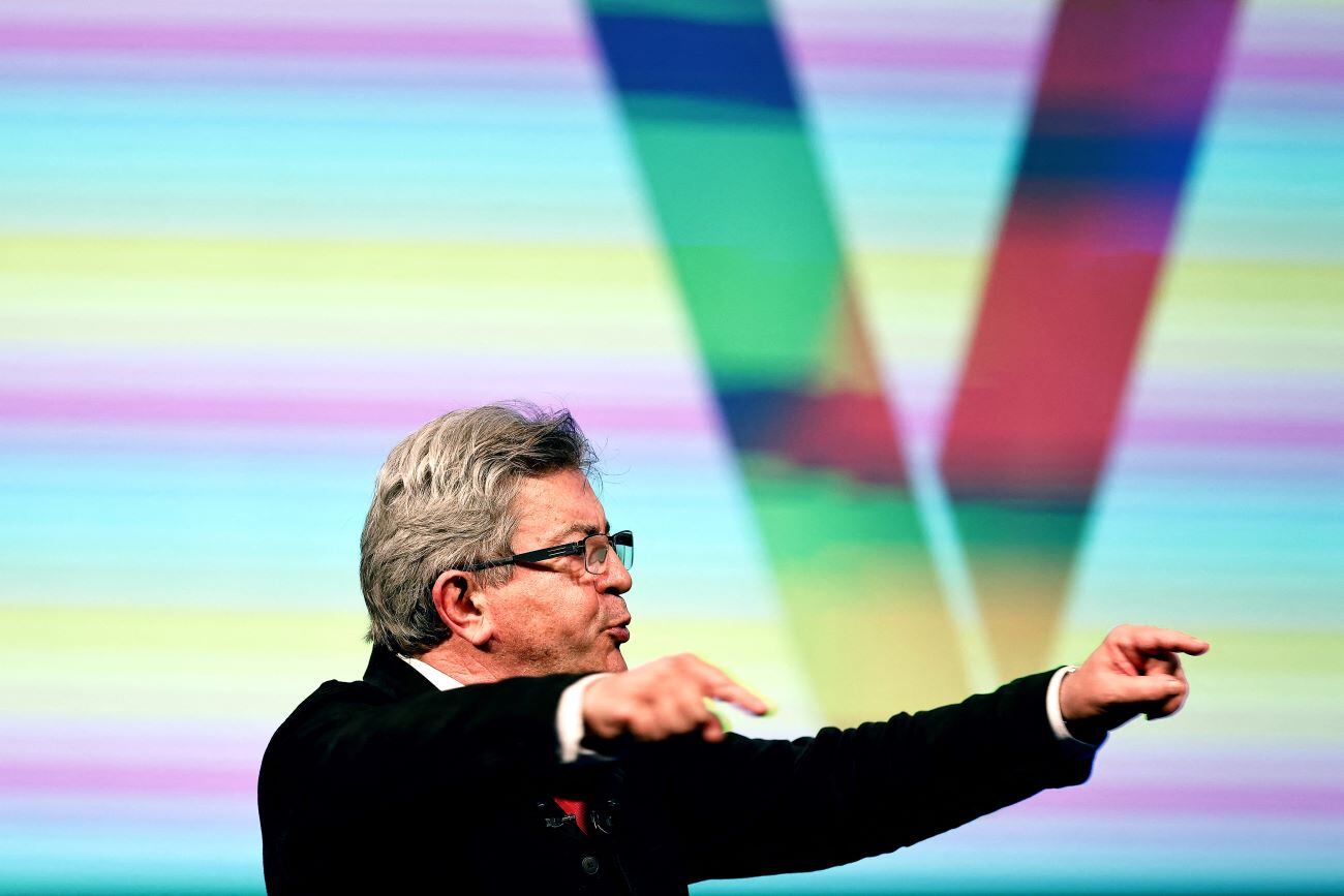 Jean-Luc Mélenchon, el candidato de la izquierda. 