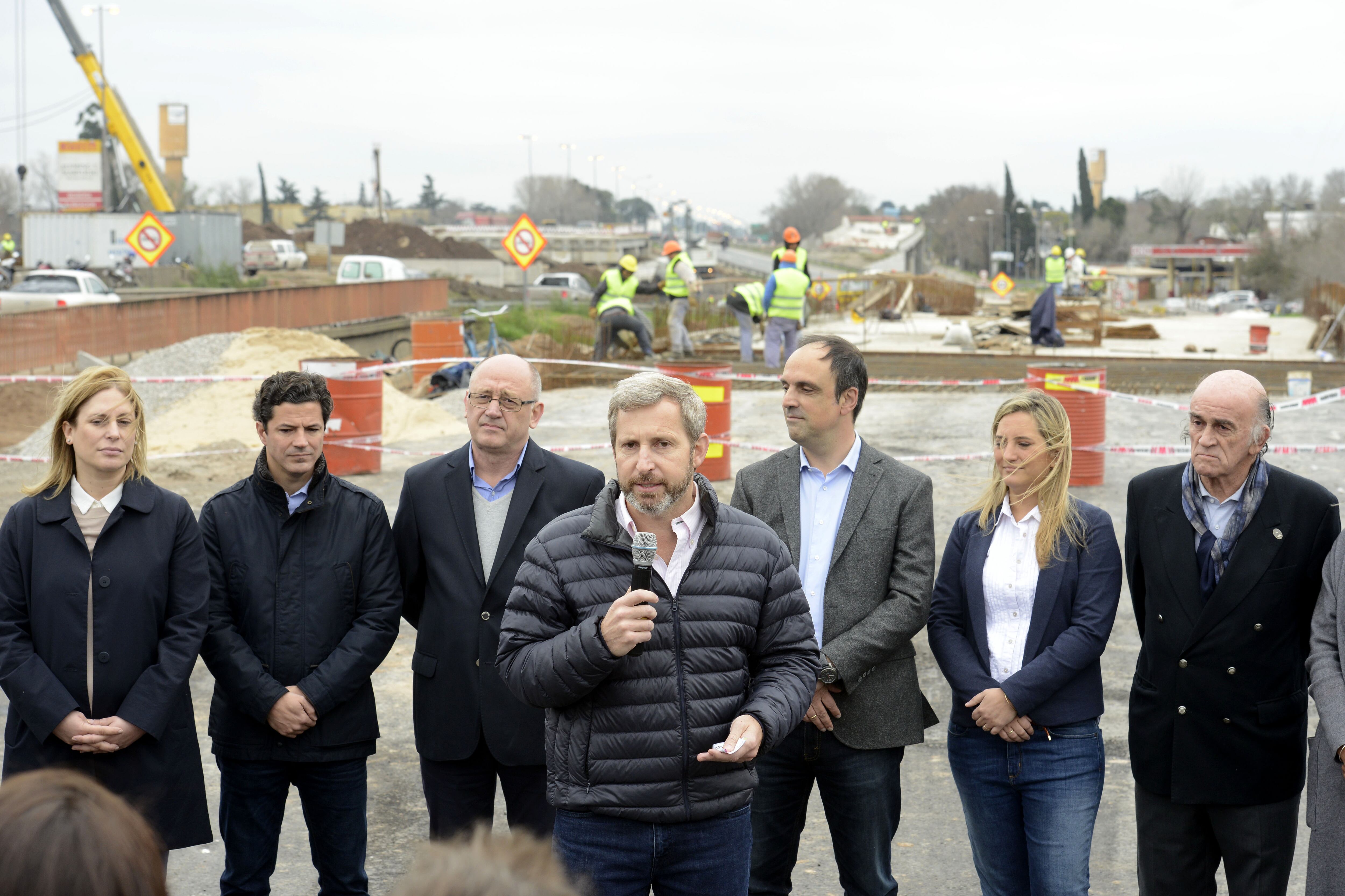 Frigerio hizo campaña con las obras en la avenida Circunvalación como telón de fondo.