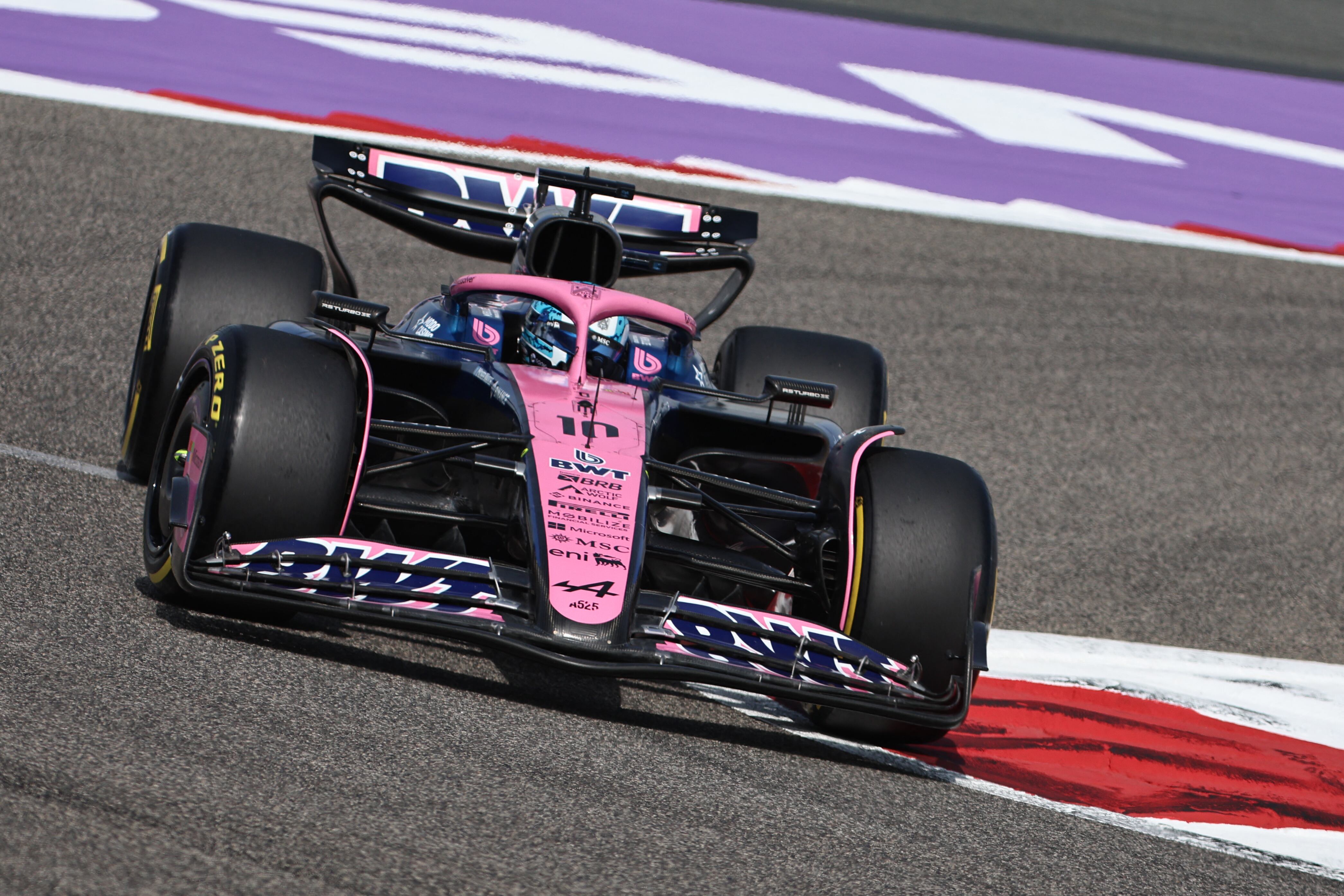 Gasly voló en el circuito de Jeddah con su Alpine