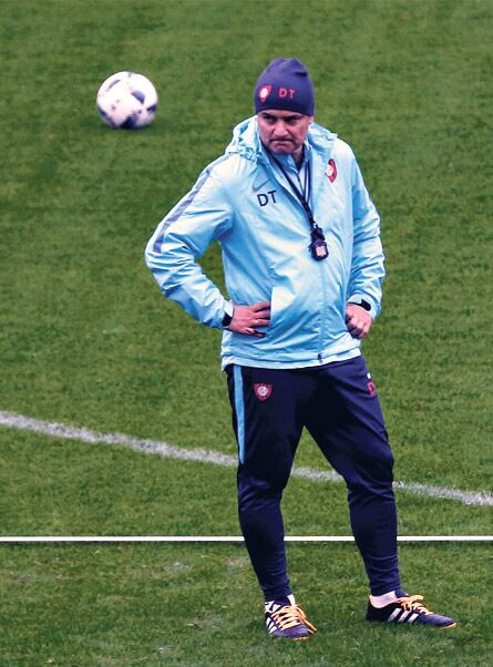 Diego Aguirre, técnico azulgrana.