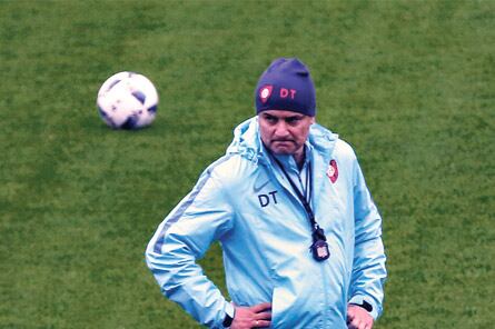 Diego Aguirre, técnico azulgrana.