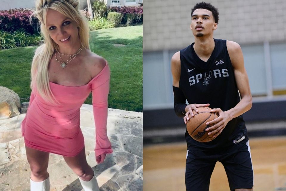 Britney Spears y Victor Wembanyama, involucrados en un escándalo en Las Vegas.