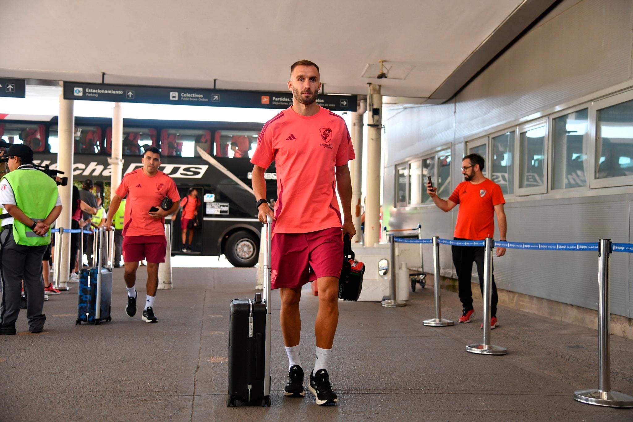 Germán Pezzela y Marcos Acuña, de Selección.