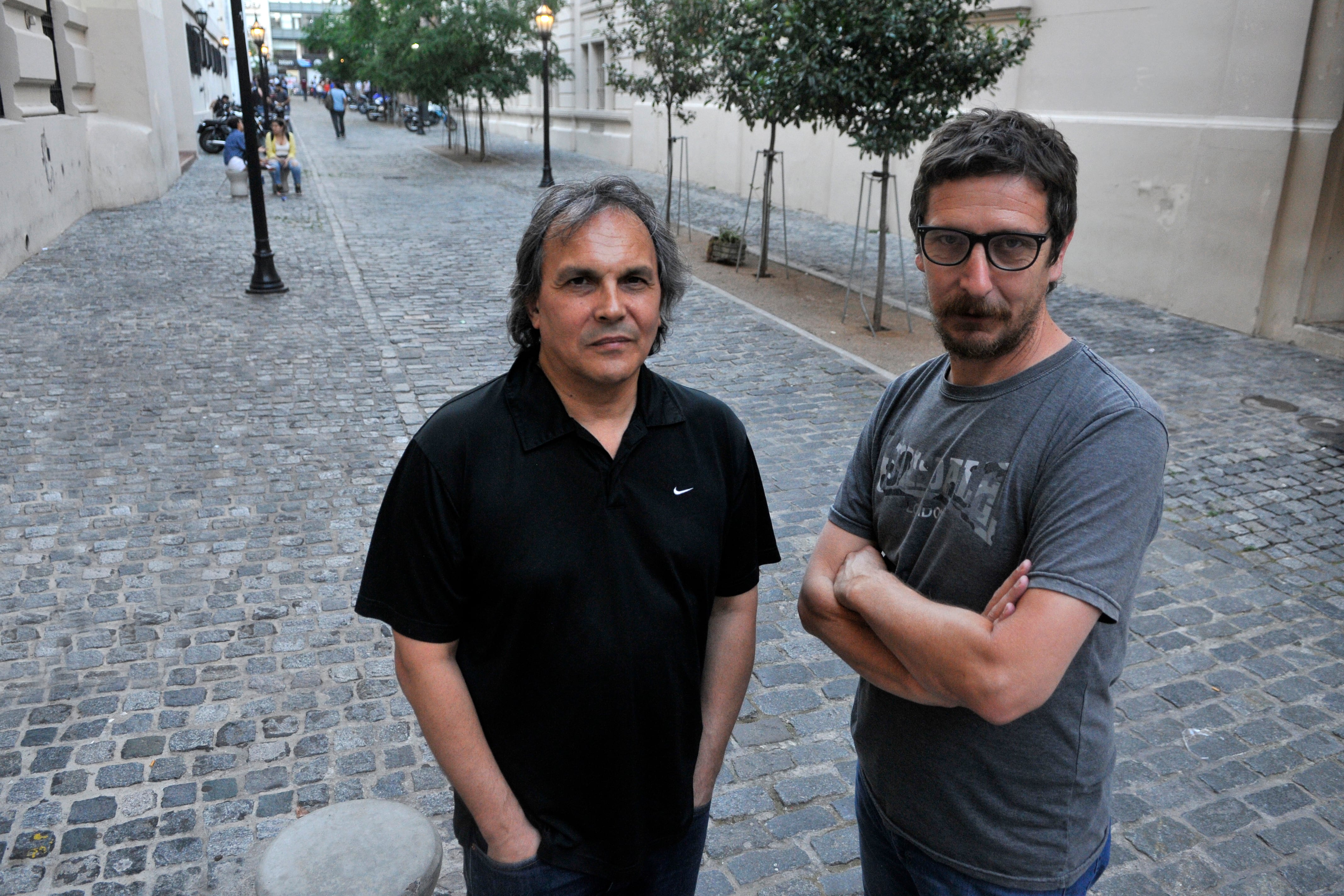 Marcos González Cezer y Julio Boccalatte, fundadores de Ediciones Al Arco.