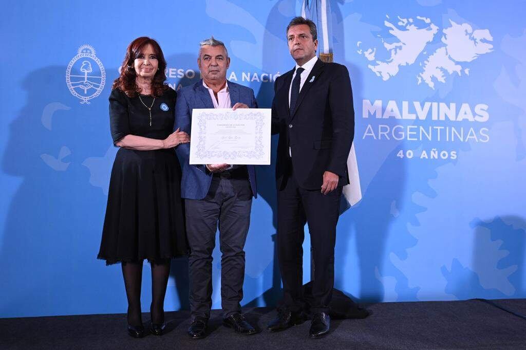 Lovey, Cristina Fernández, Sergio Massa y un íntimo tributo en el Congreso.