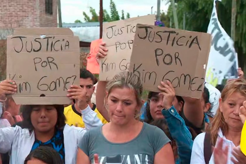 La familia de Kim Gómez pide justicia por el crimen de la niña de 7 años.