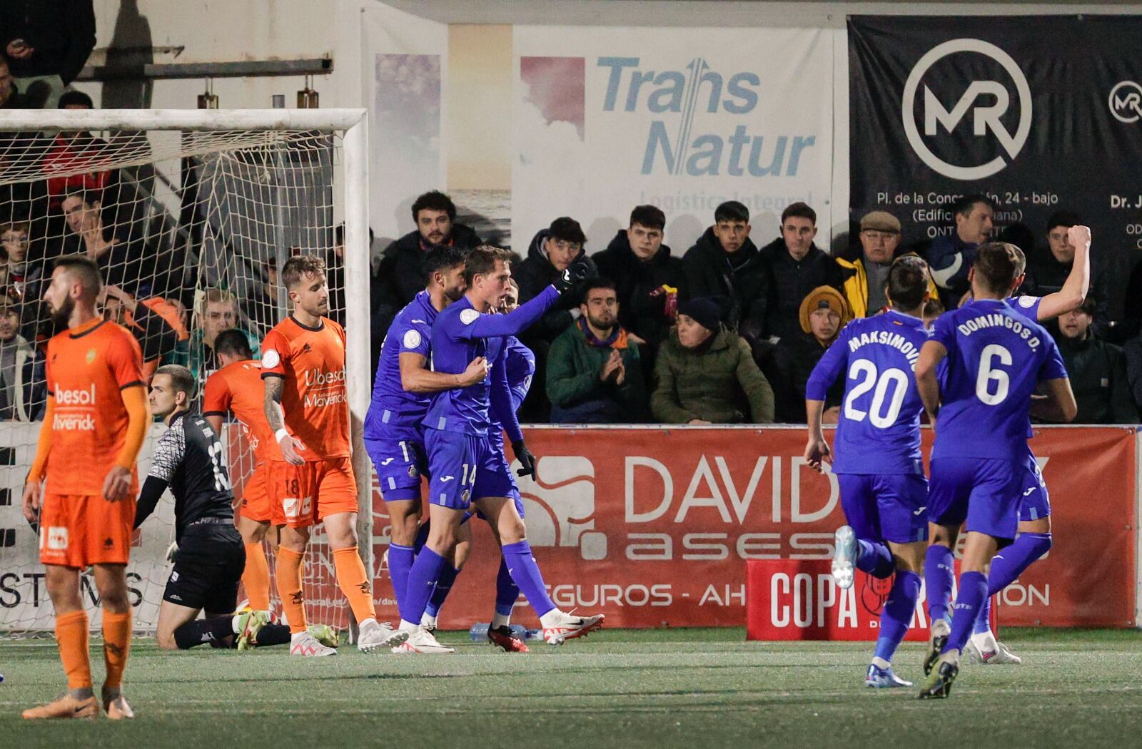 Getafe ganó y pasó a los 16avos de la Copa del Rey