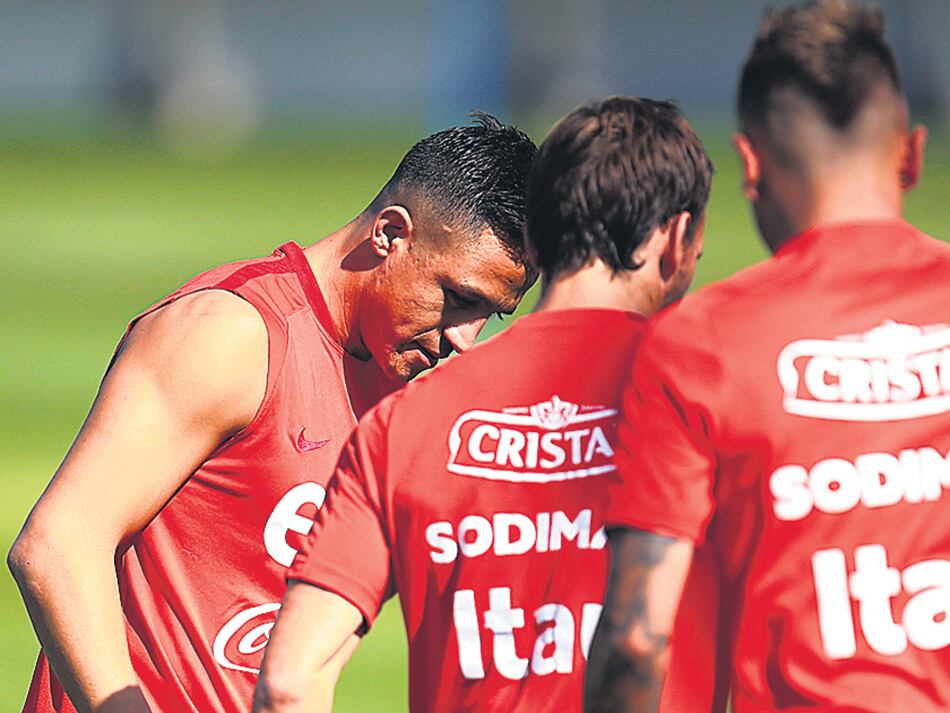 Sánchez en la práctica de ayer.