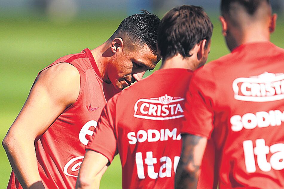 Sánchez en la práctica de ayer.