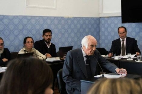 Lona, en el juicio por Ragone, el único que tuvo que enfrentar. 