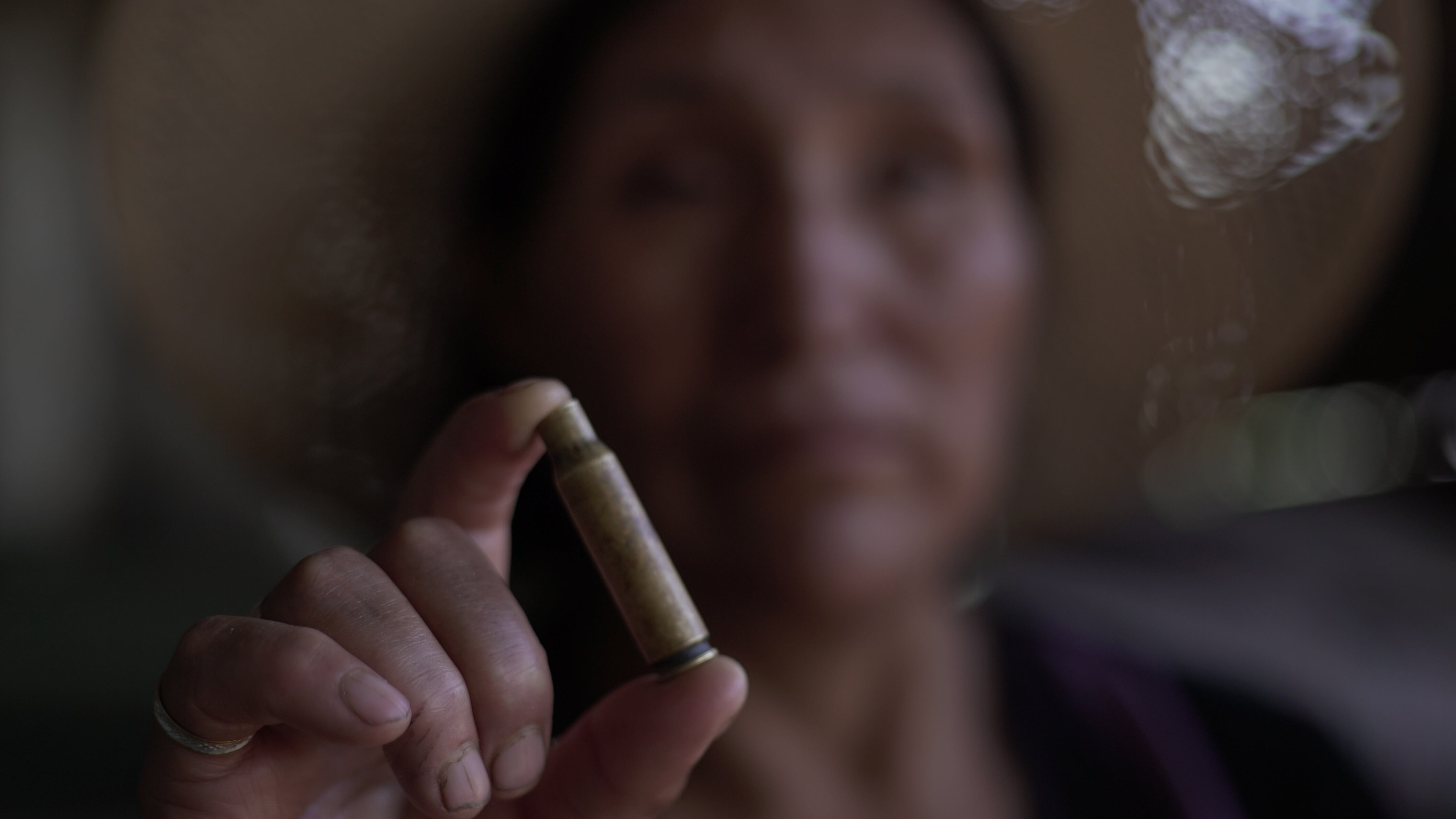 Vicenta Sánchez, víctima de la represión en Bolivia el año pasado