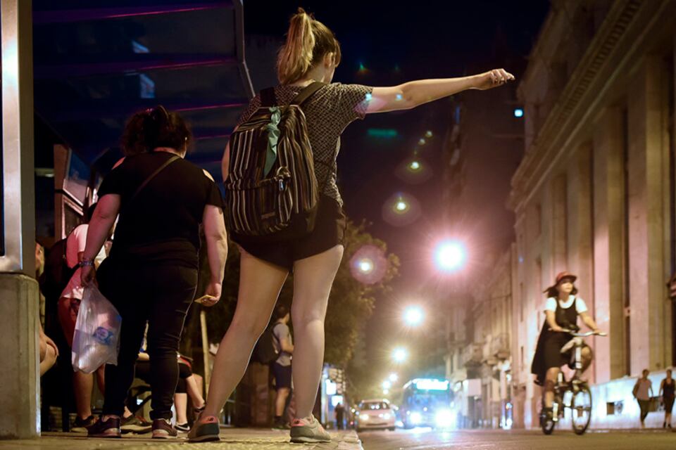 El relevamiento se hizo durante 9 horas en una esquina céntrica.