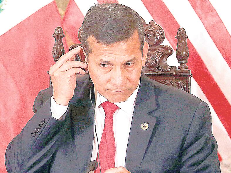 Ollanta Humala, acusado de recibir U$S 3 millones en coimas.