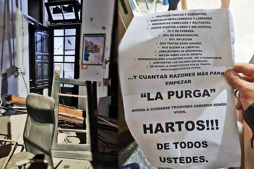 El 25 de mayo de 2021, una potente explosión en el Ateneo Néstor Kirchner estremeció a Bahía Blanca.