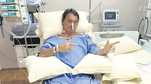 Bolsonaro ingresará el domingo en el Hospital Israelita Albert Einstein para operarse.