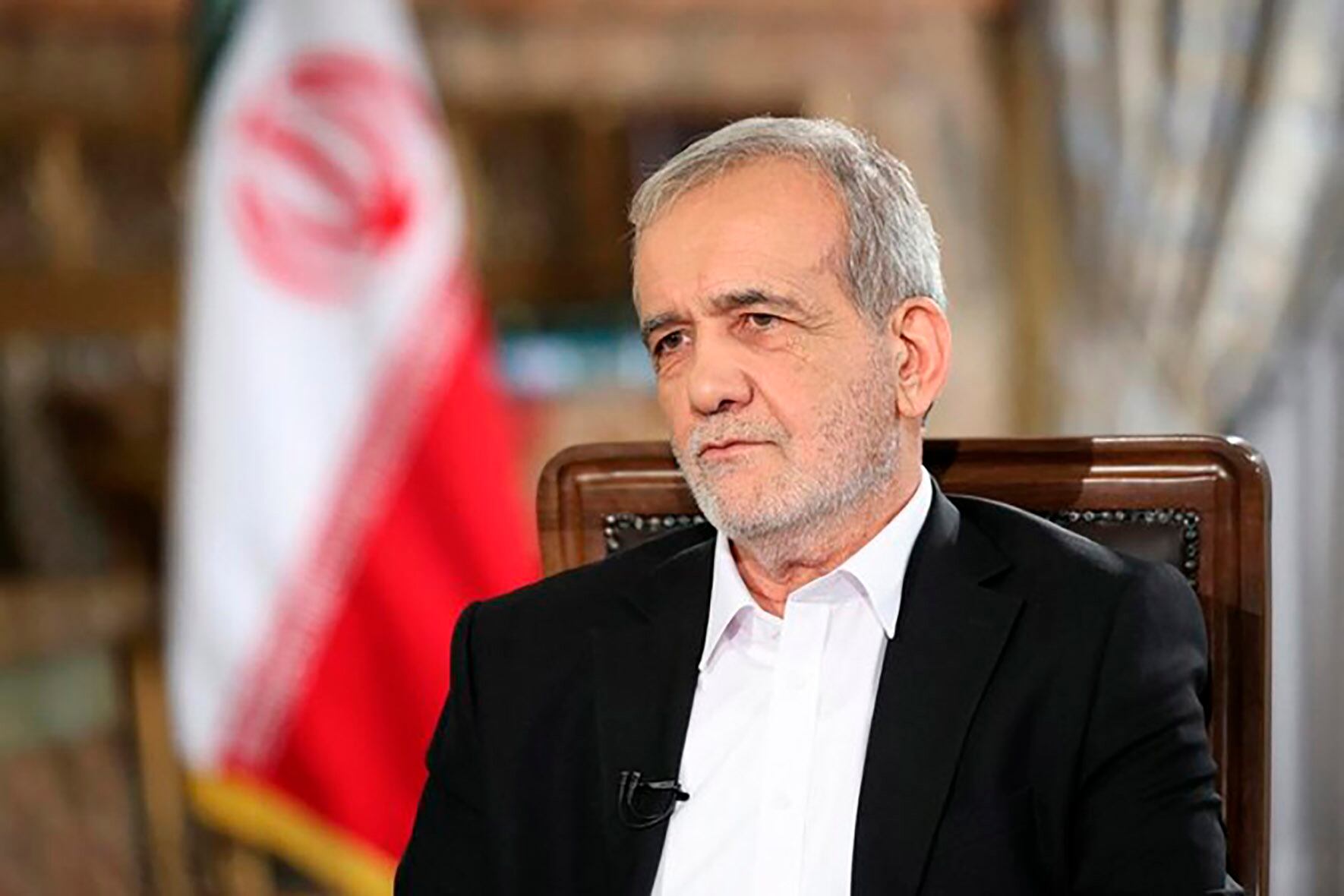 Masud Pezeshkian, presidente de Irán.