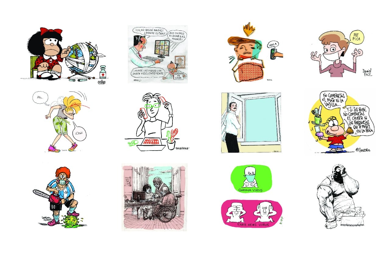 La campaña se difunció con el hashtag #CuidadosIlustrados.