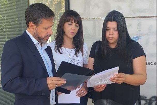 Rubén Cuello, Silvina Agüero y Florencia Canali