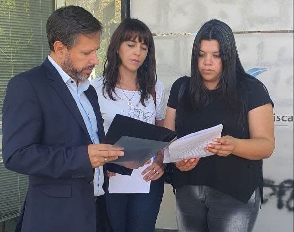 Rubén Cuello, Silvina Agüero y Florencia Canali