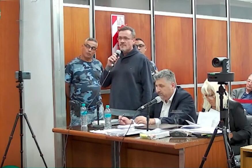 Martín del Río en su alegato final.