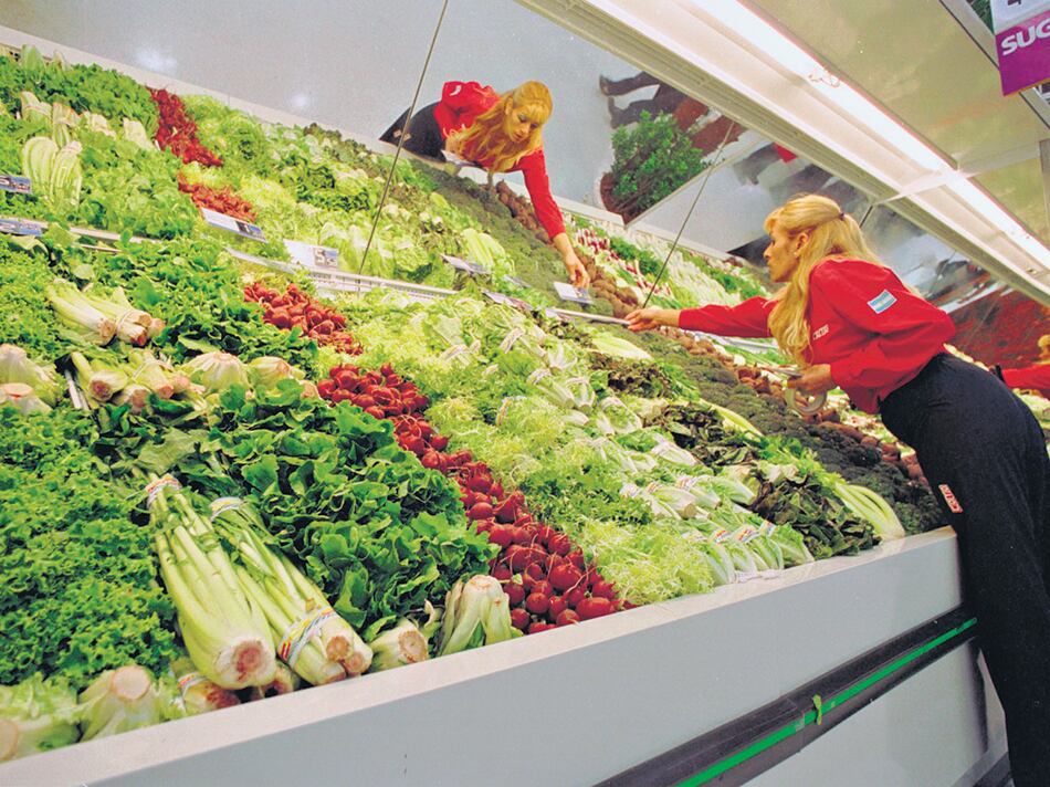 Frutas y verduras pasar a constituir el centro de lo que sería la dieta ideal.