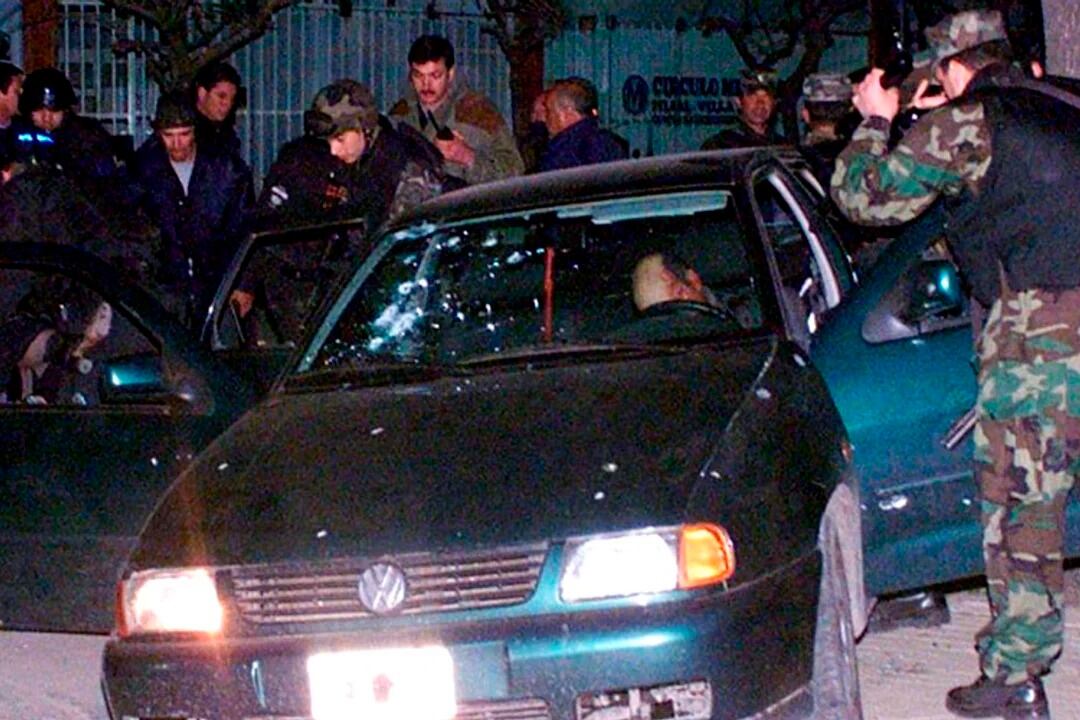 El gerente Carlos Chaves masacrado por la bonaerense.