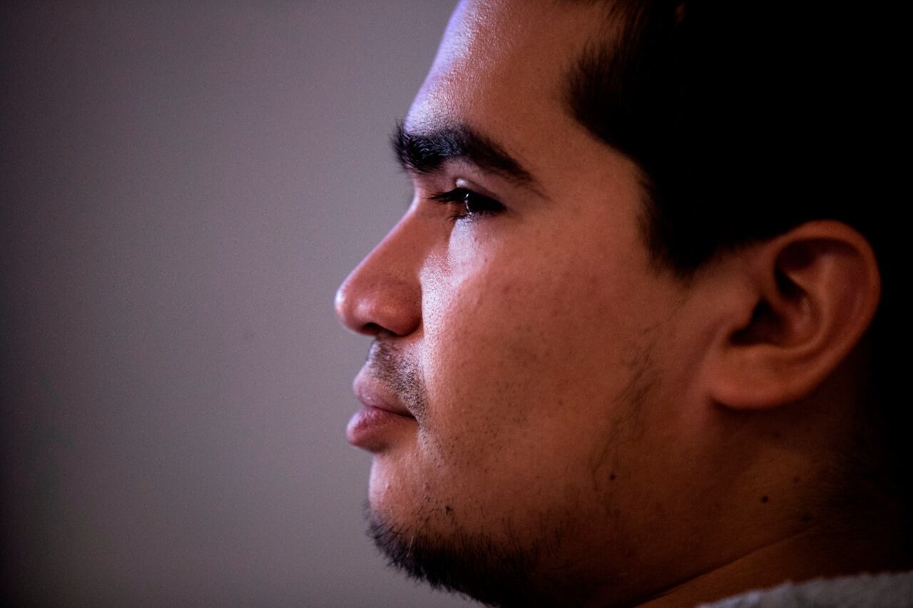 Dante Davagnino, uno de las víctimas de la represión de Carabineros. 