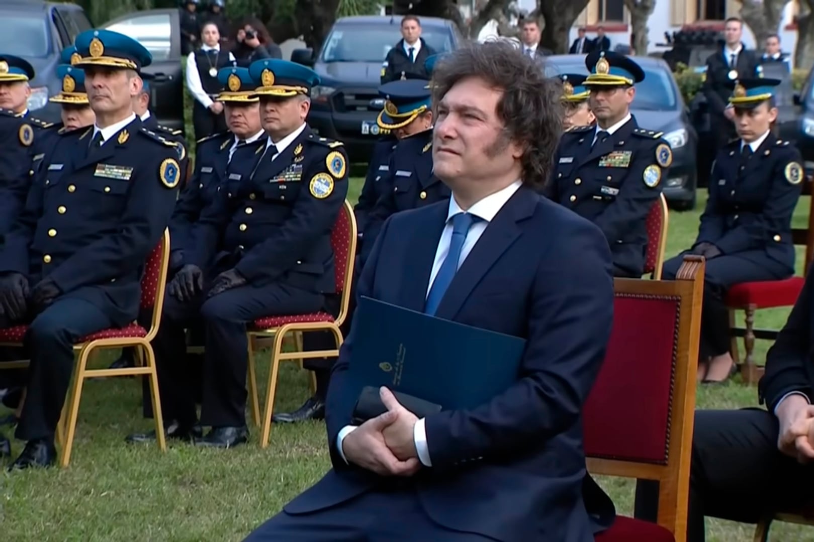 Milei con la policia federal-26/07/2025