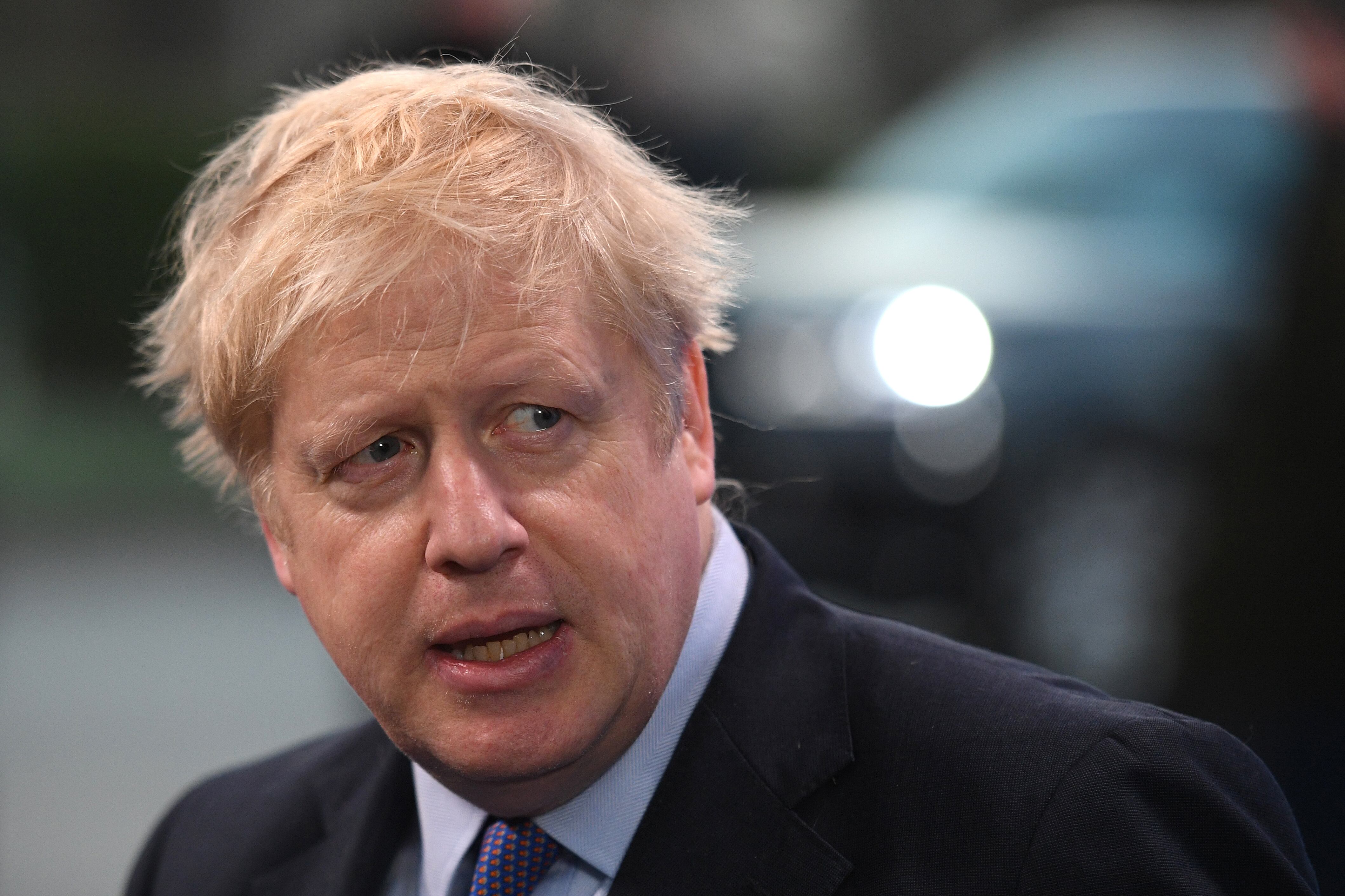 El conservador Boris johnson, amplio favorito para las elecciones del jueves.