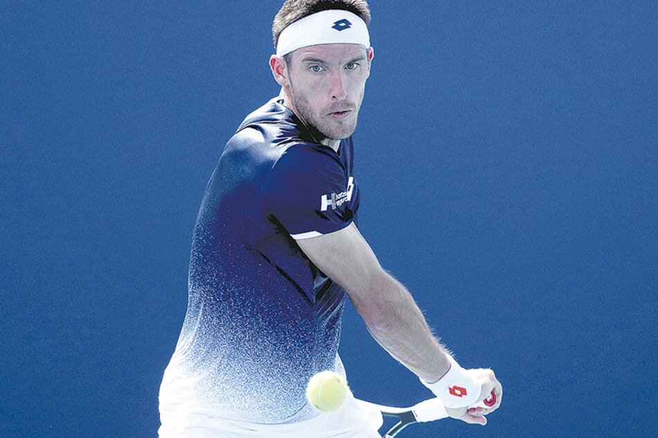 Leonardo Mayer, vencedor ayer frente a su compatriota Guido Pella.
