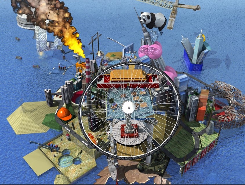 La artista indaga los mapas difusos de la identidad contemporánea.