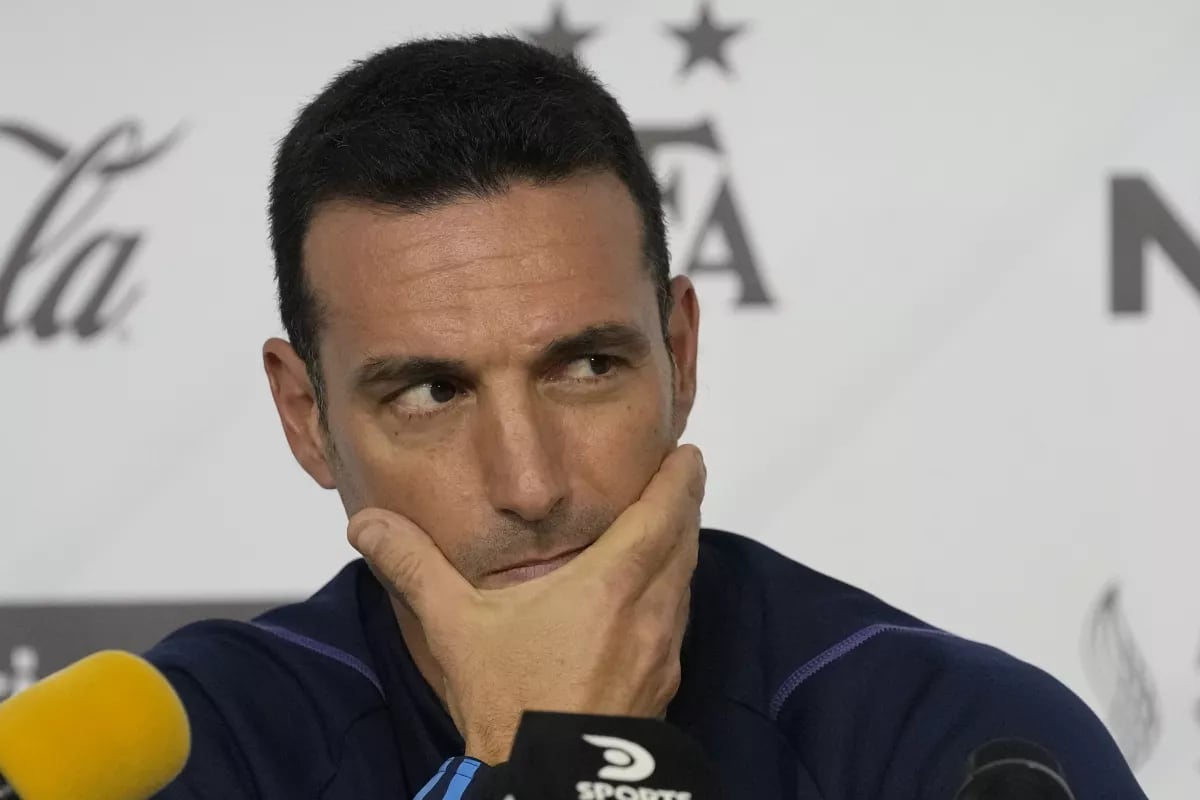 Lionel Scaloni, DT de la Selección.