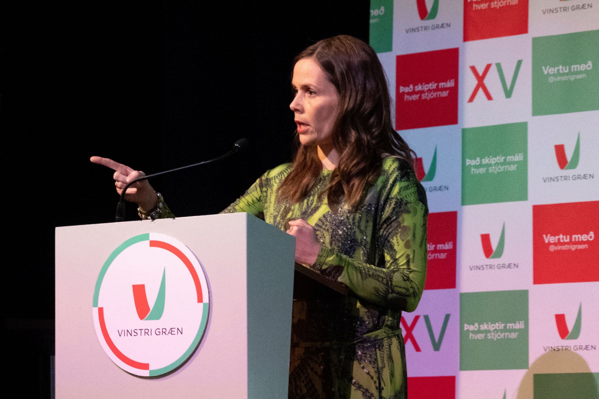 La primera ministra de Islandia, la ecologista Katrin Jakobsdóttir.