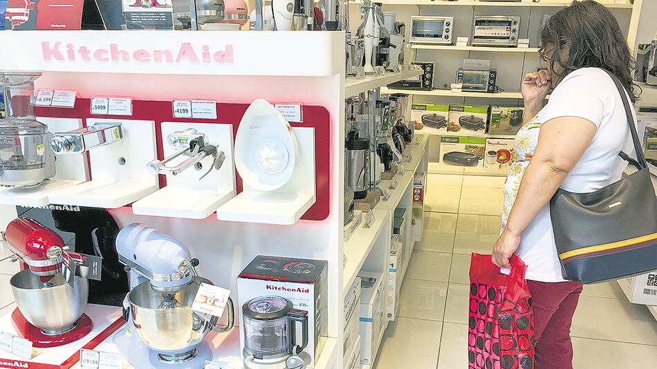 Electrodomésticos registró un derrumbe de 18,1 por ciento.