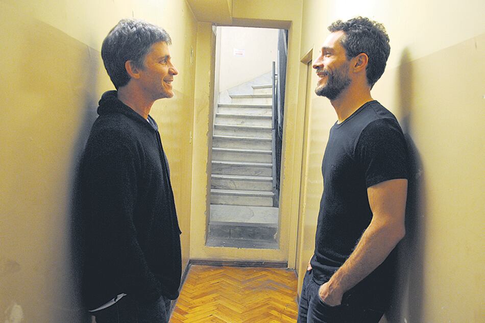 Noher y Herz, responsables de la obra que se acaba de estrenar en el Centro Cultural San Martín.