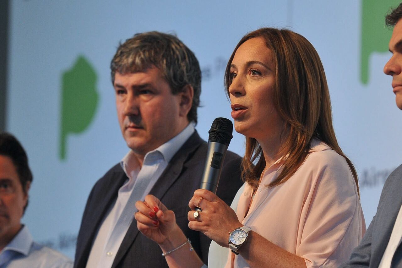 Roberto Gigante junto a María Eugenia Vidal, con quien trabajó primero en CABA y luego en la gobernación bonaerense.
