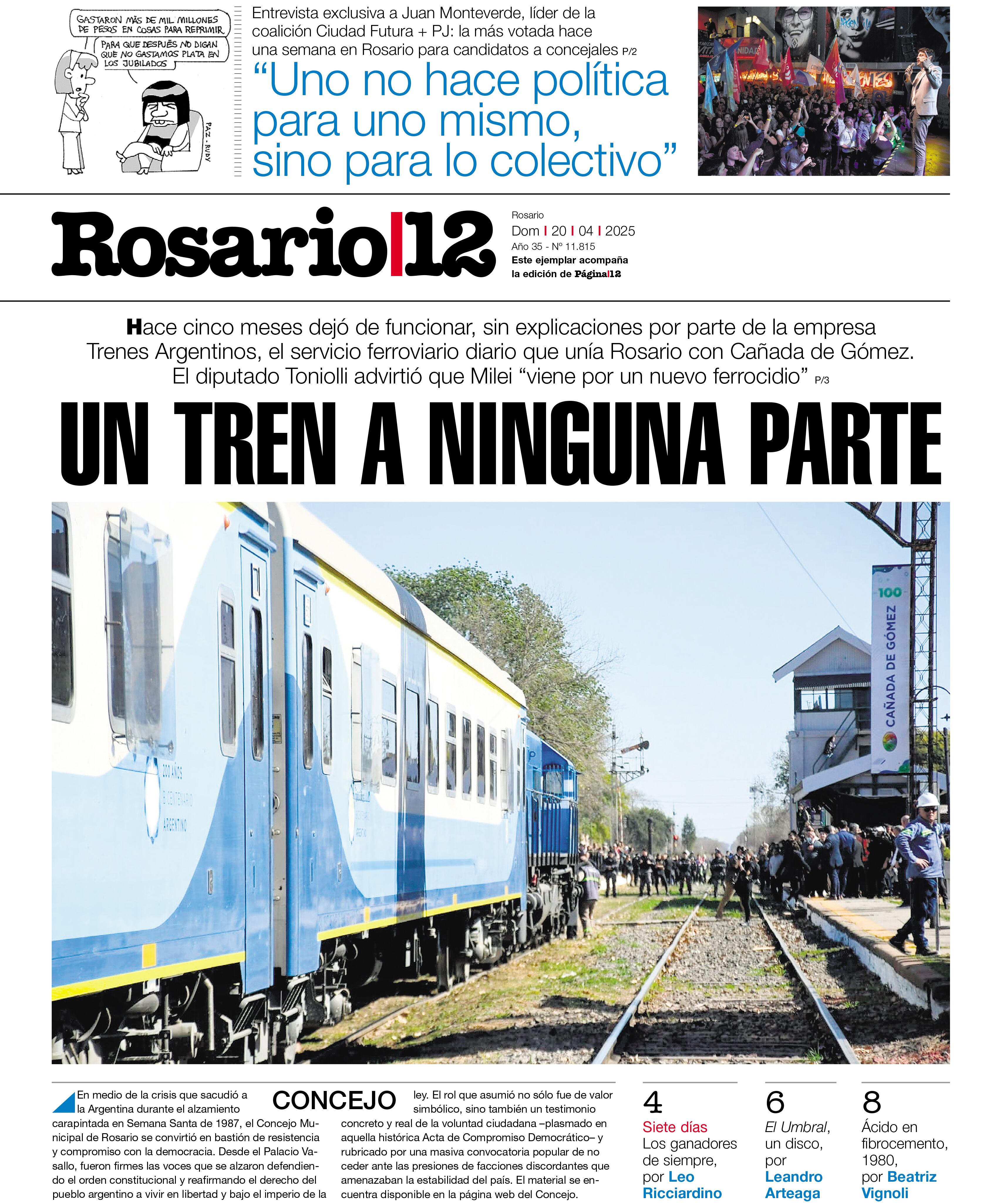 Cinco meses sin el tren de cercanía - 19/04/2025