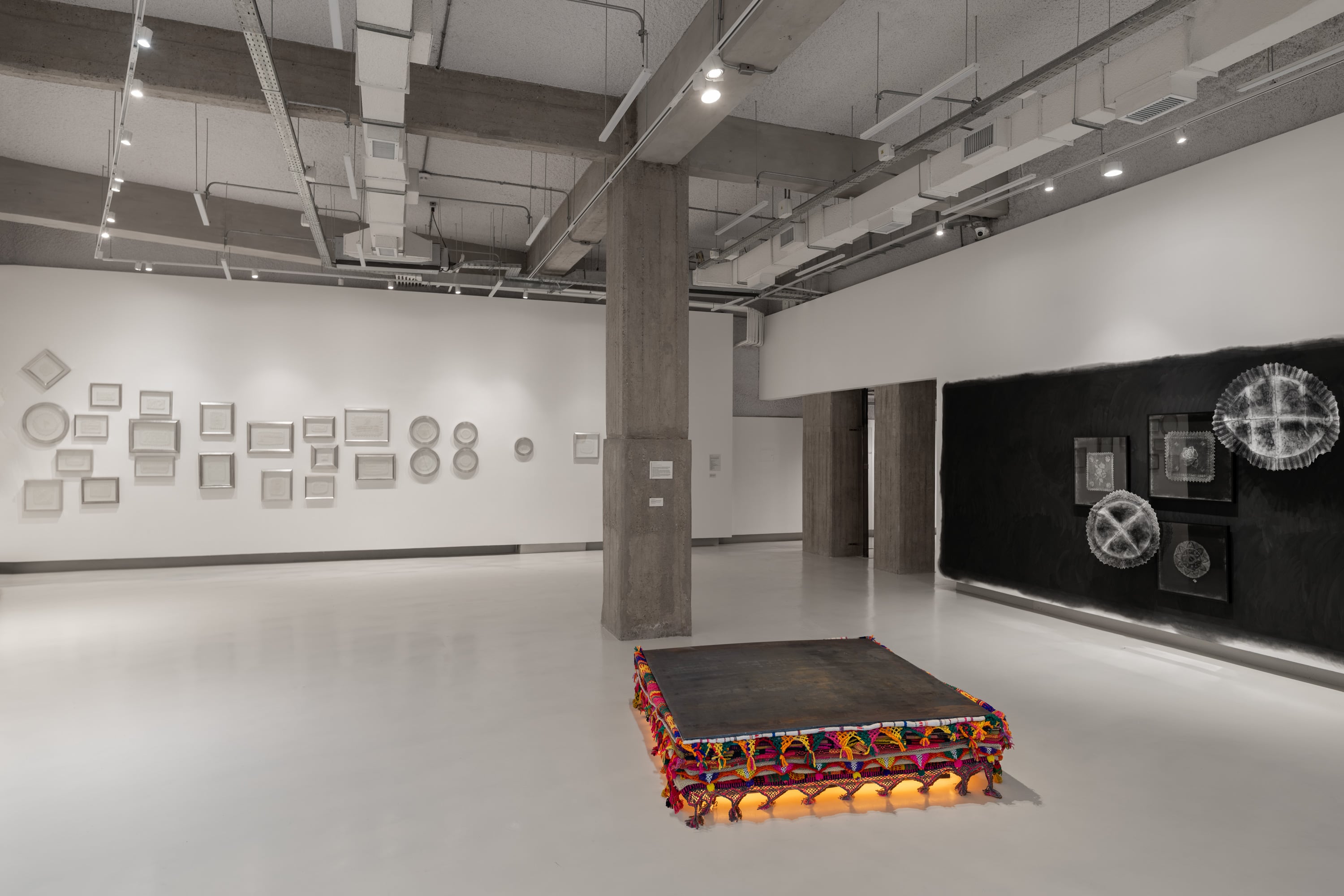 Vista parcial de la muestra de C. Beltrame/Foto Benjamín Vizcaino-Gentileza Fundación Klemm.