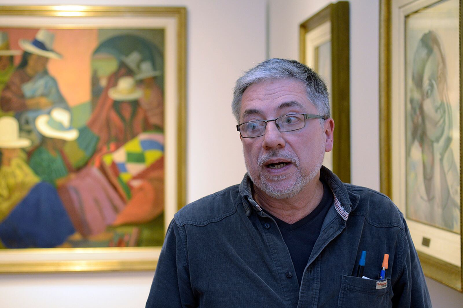 Leonardo Enea Spilimbergo, nieto del artista y curador de la muestra que podrá verse en OSDE.