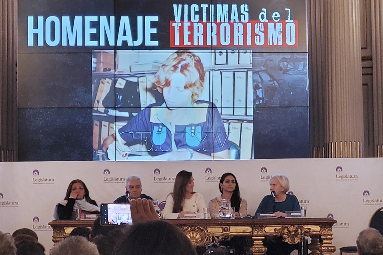 El acto de Victoria Villarruel en la Legislatura.